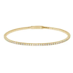 Flexible Diamond Bangle