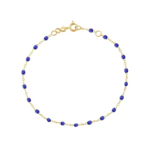 18K Gold & Bleuet Resin Classic Bracelet