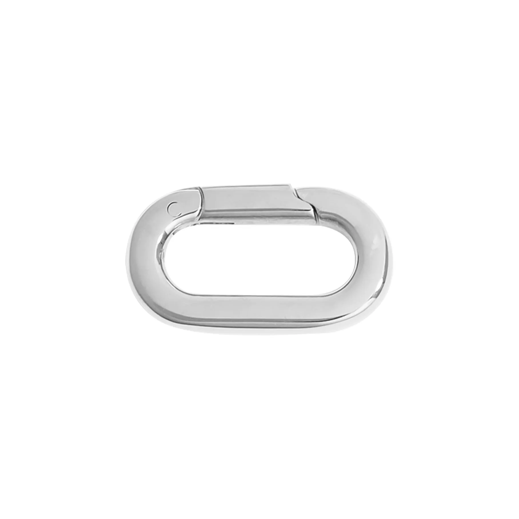 18K Gold PVD Stainless Steel Oval Carabiner / ENC0030