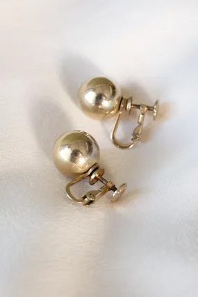 Accessocraft Golden Ball Clip-ons