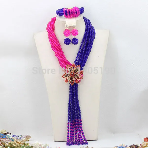 African Beads Jewelry Set Nigerian Wedding Beads for Brides