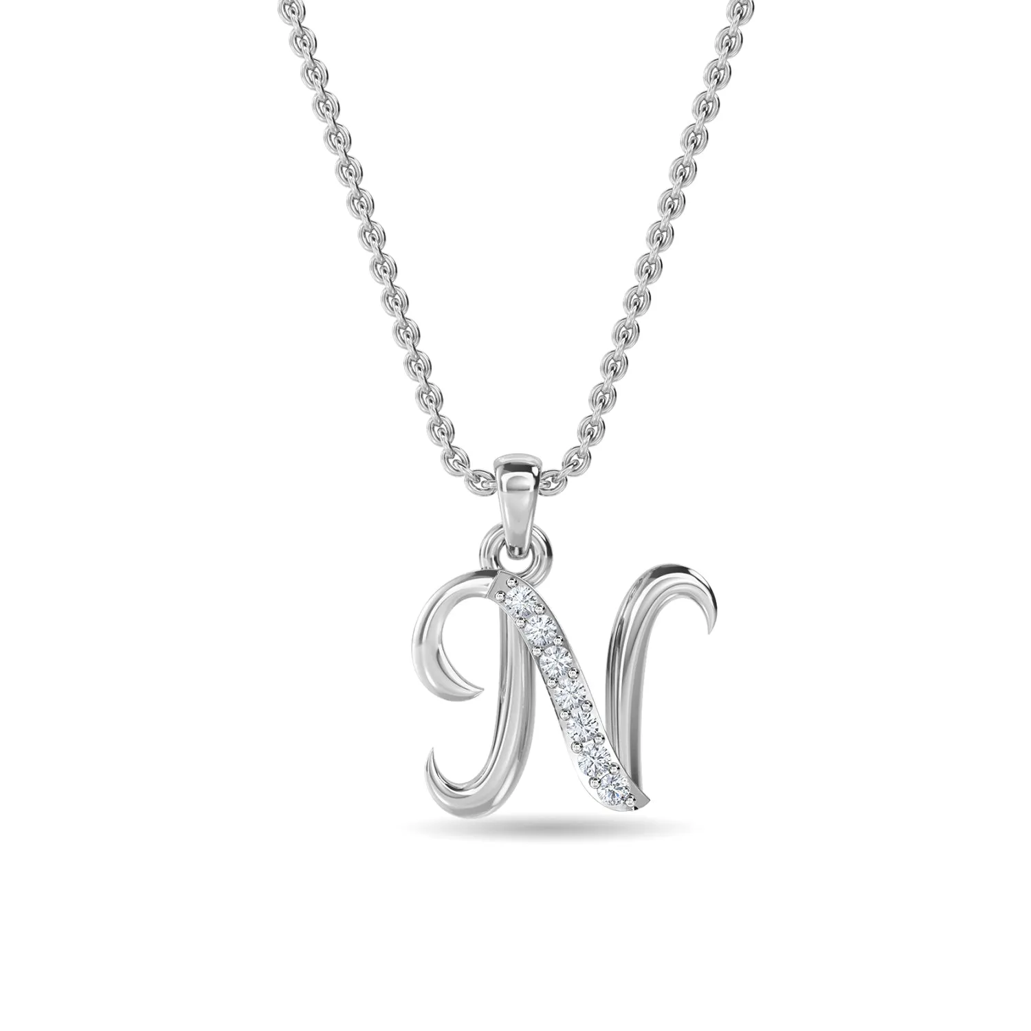 Alphabet N Pendant