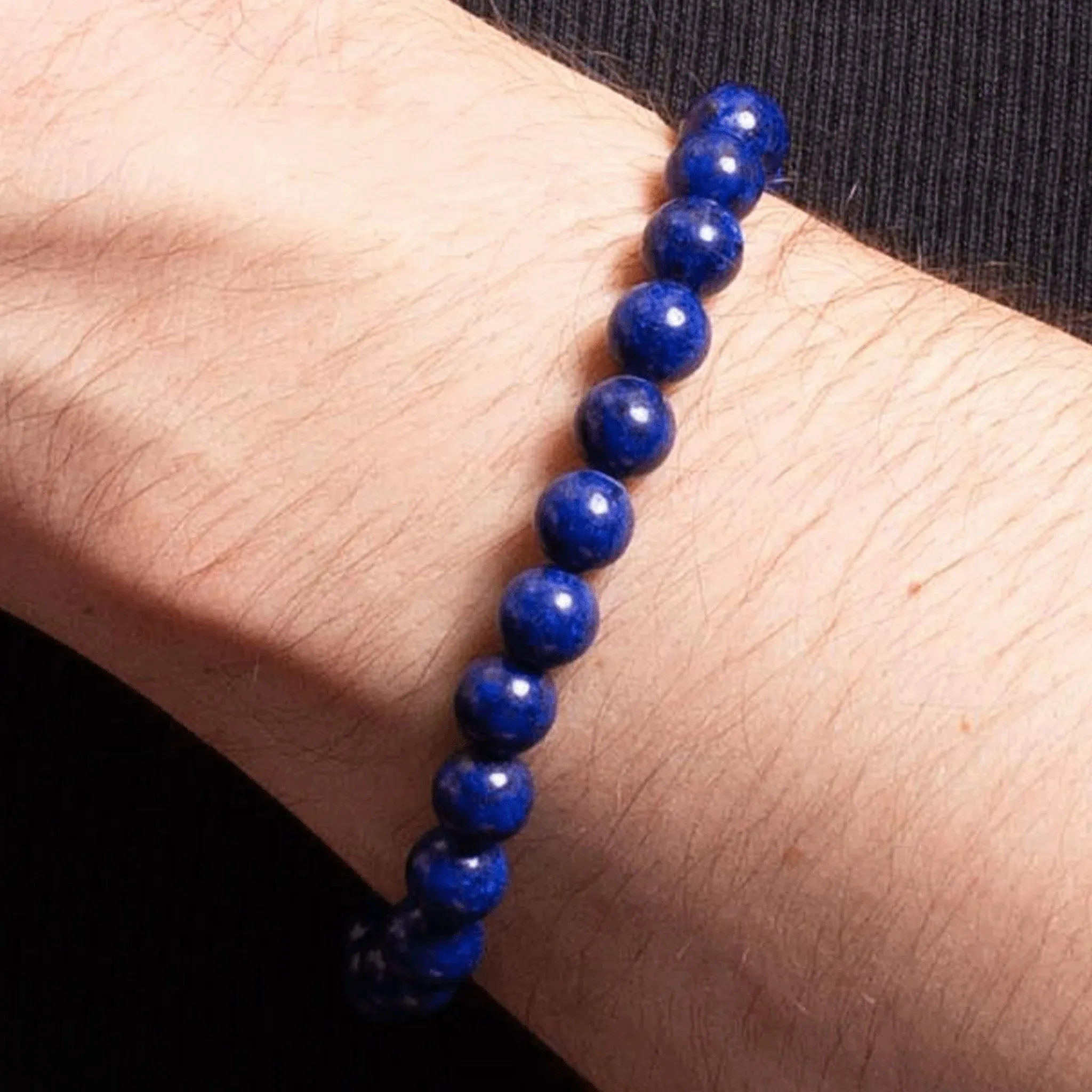 Alula Beaded Lapis Lazuli Stone Bracelet