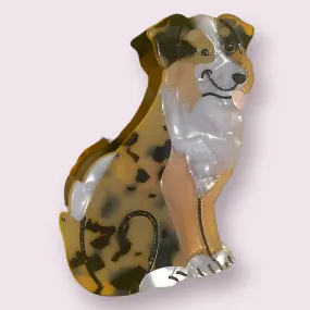 Australian Shepherd Dog Hair Clip