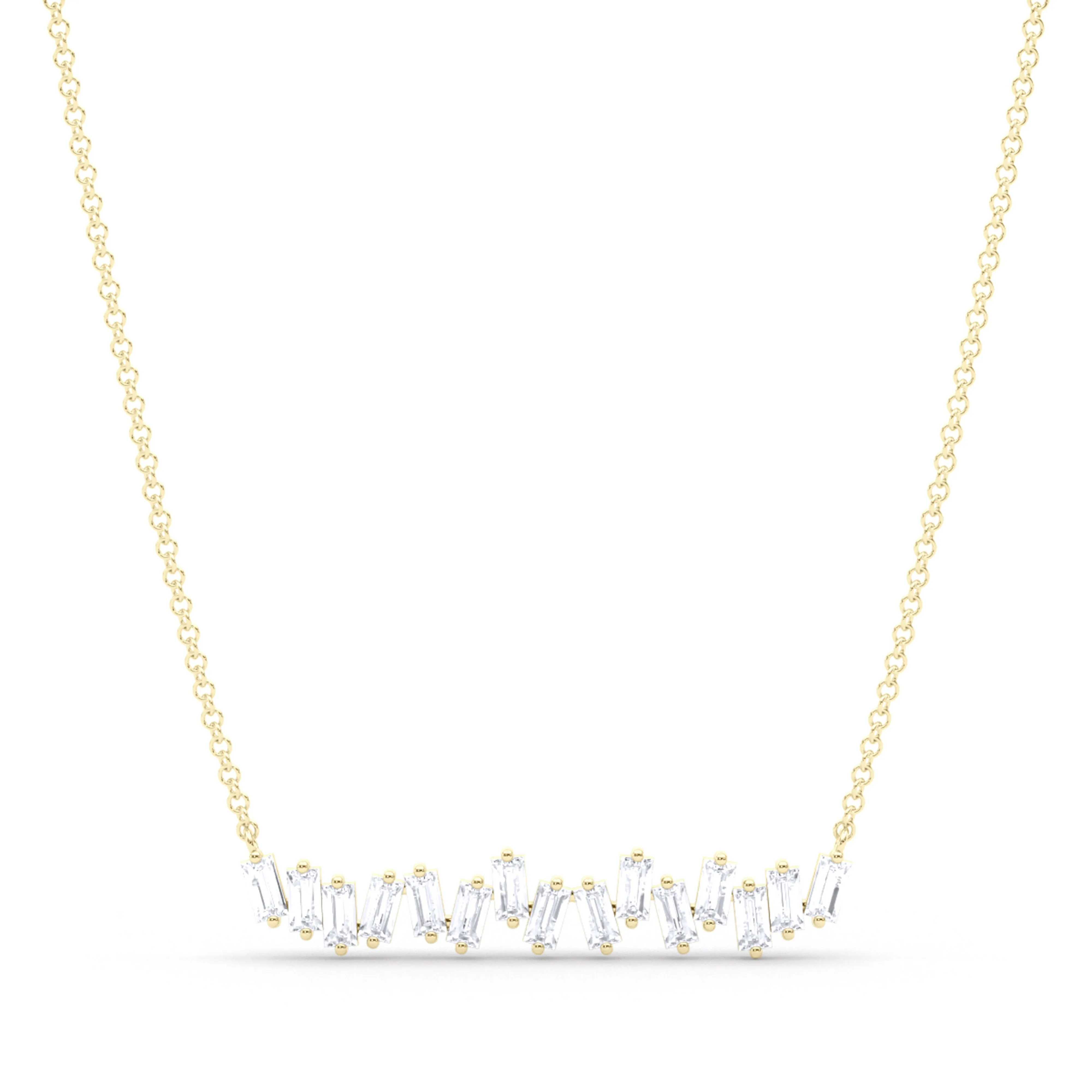 Baguette Diamond Pendant