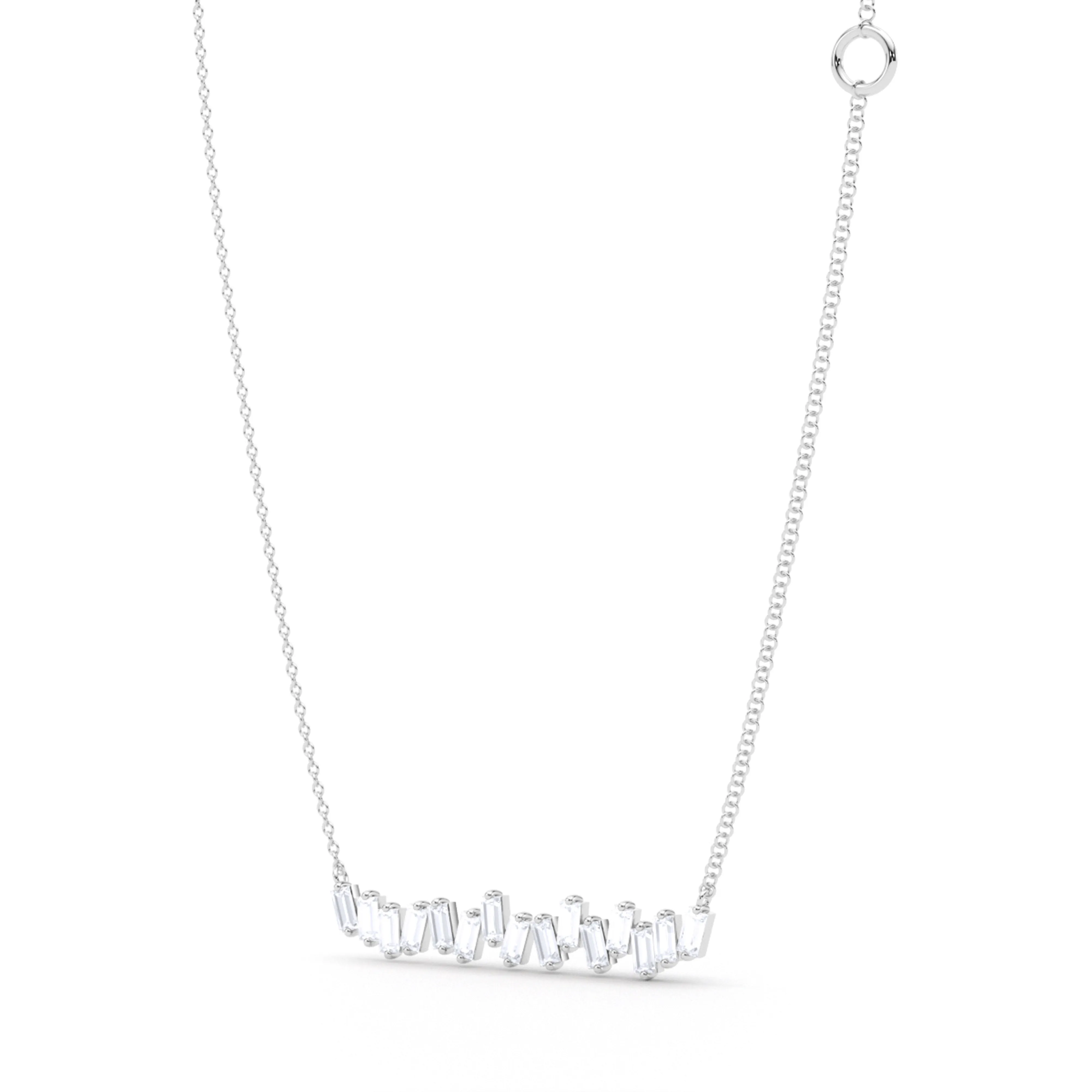 Baguette Diamond Pendant