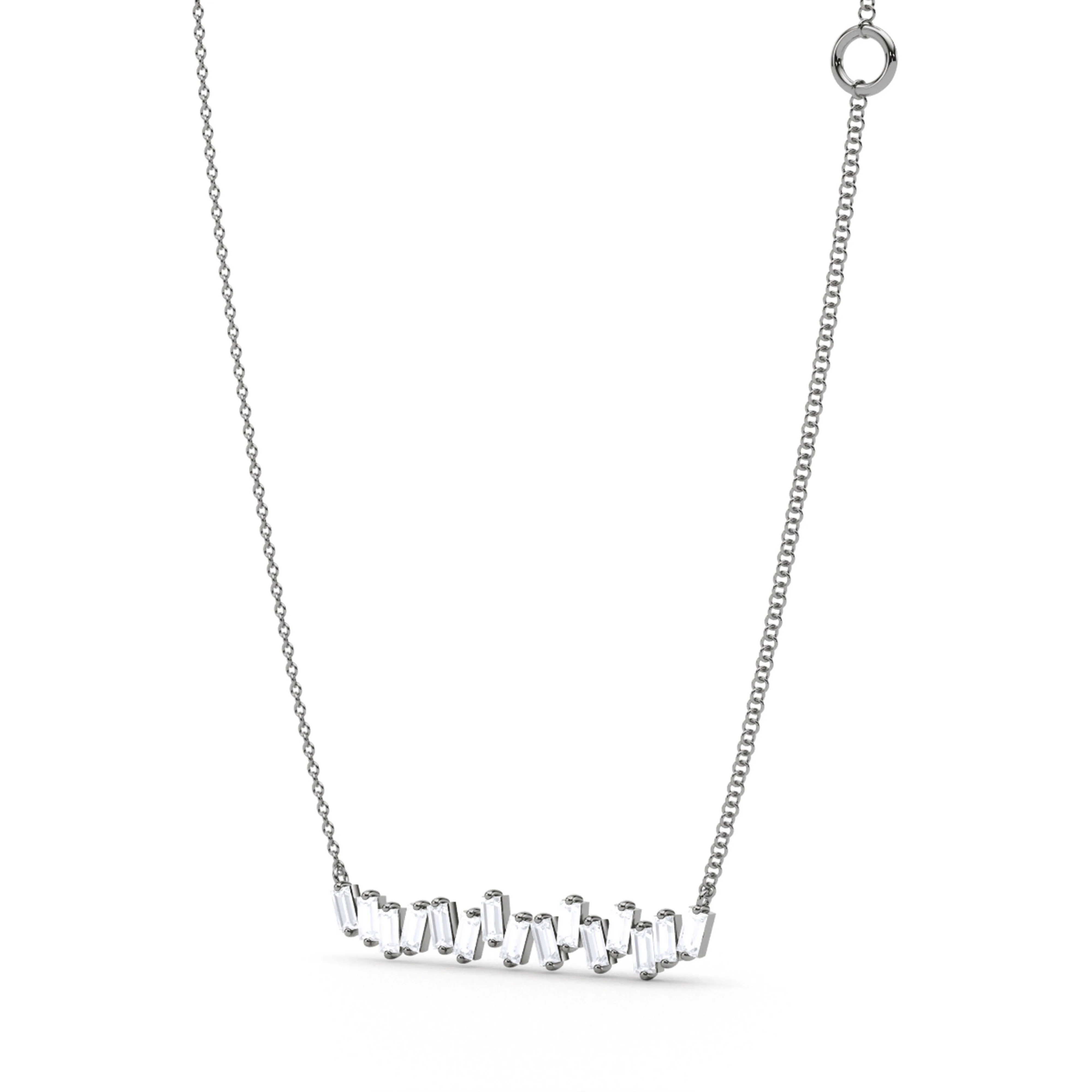 Baguette Diamond Pendant