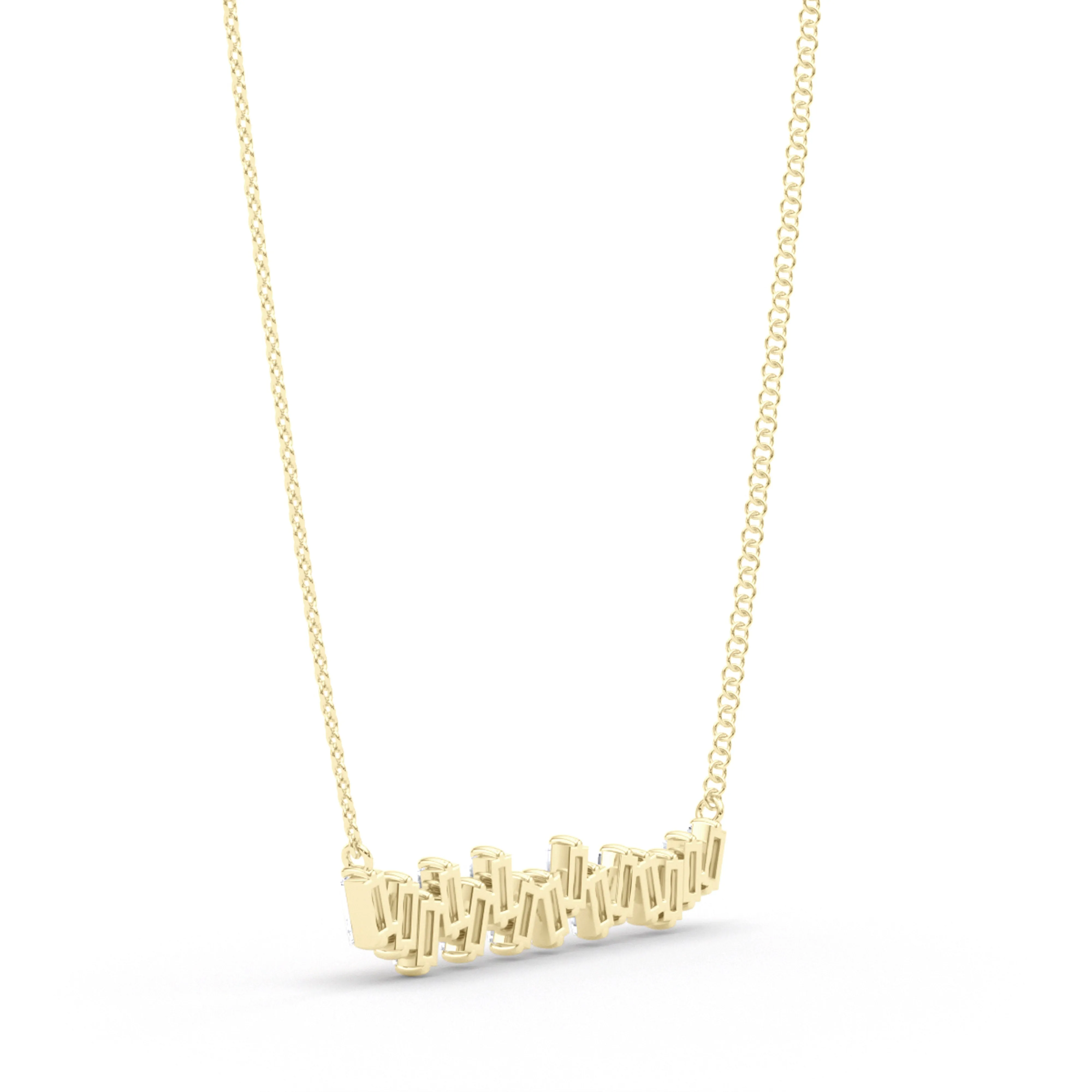 Baguette Diamond Pendant