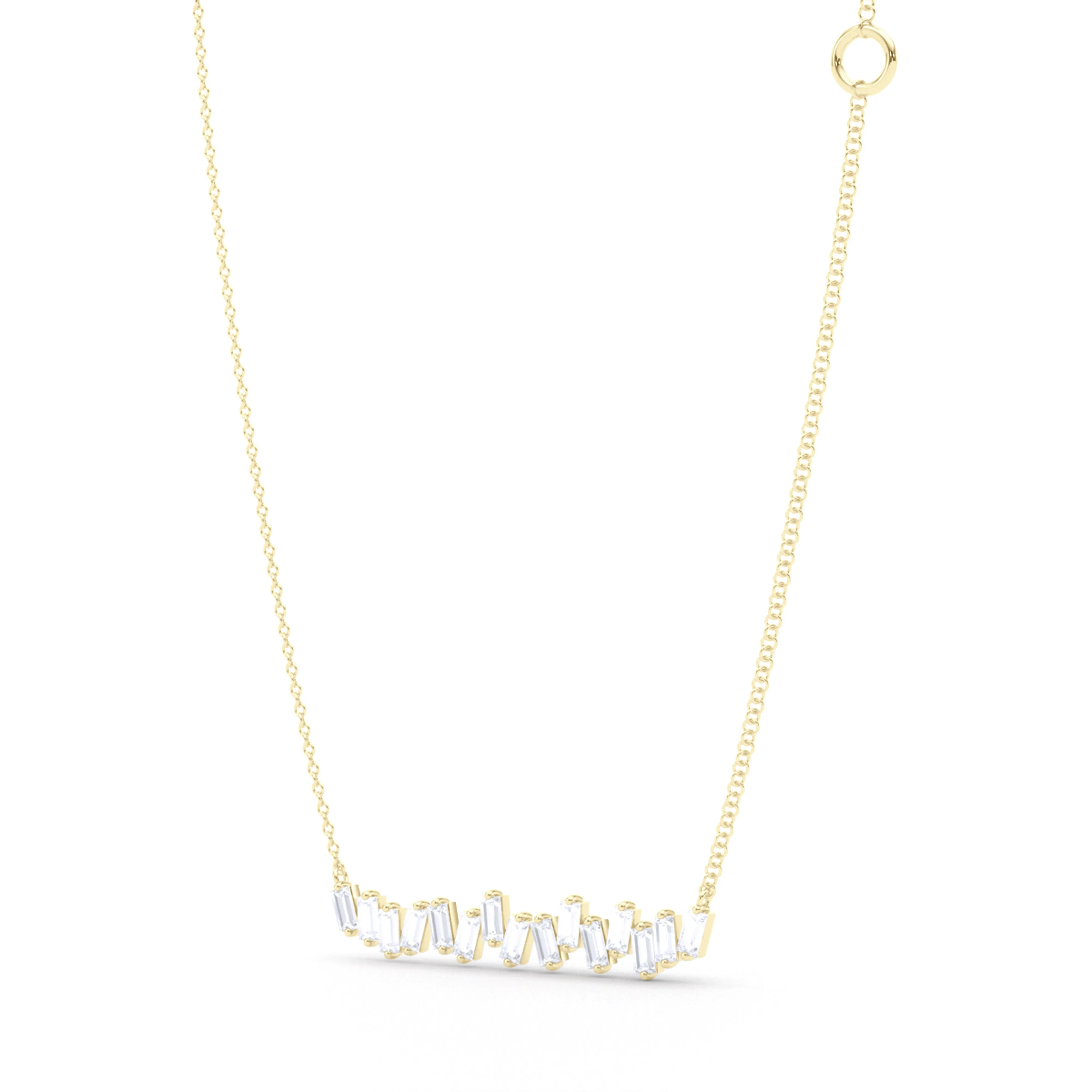 Baguette Diamond Pendant