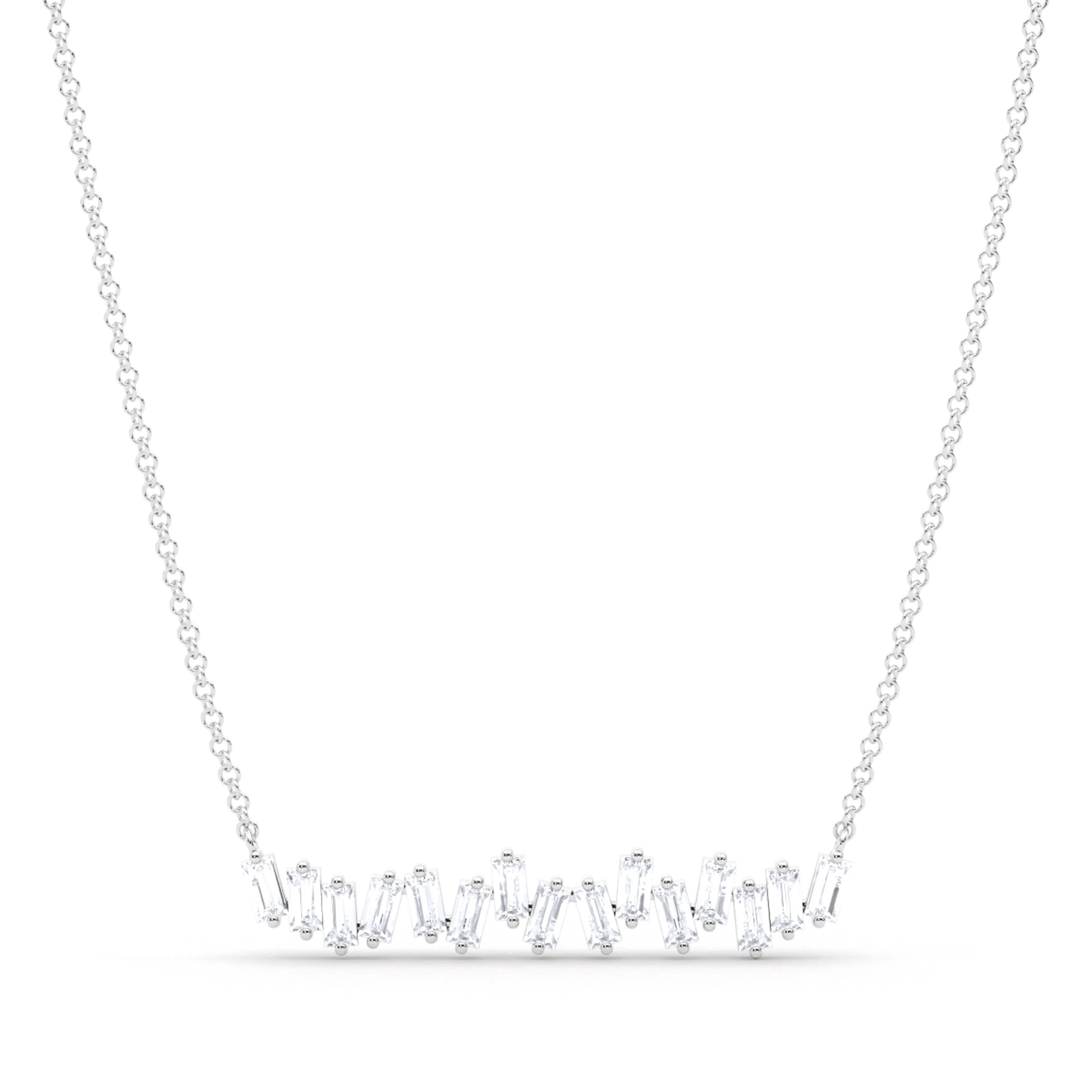 Baguette Diamond Pendant