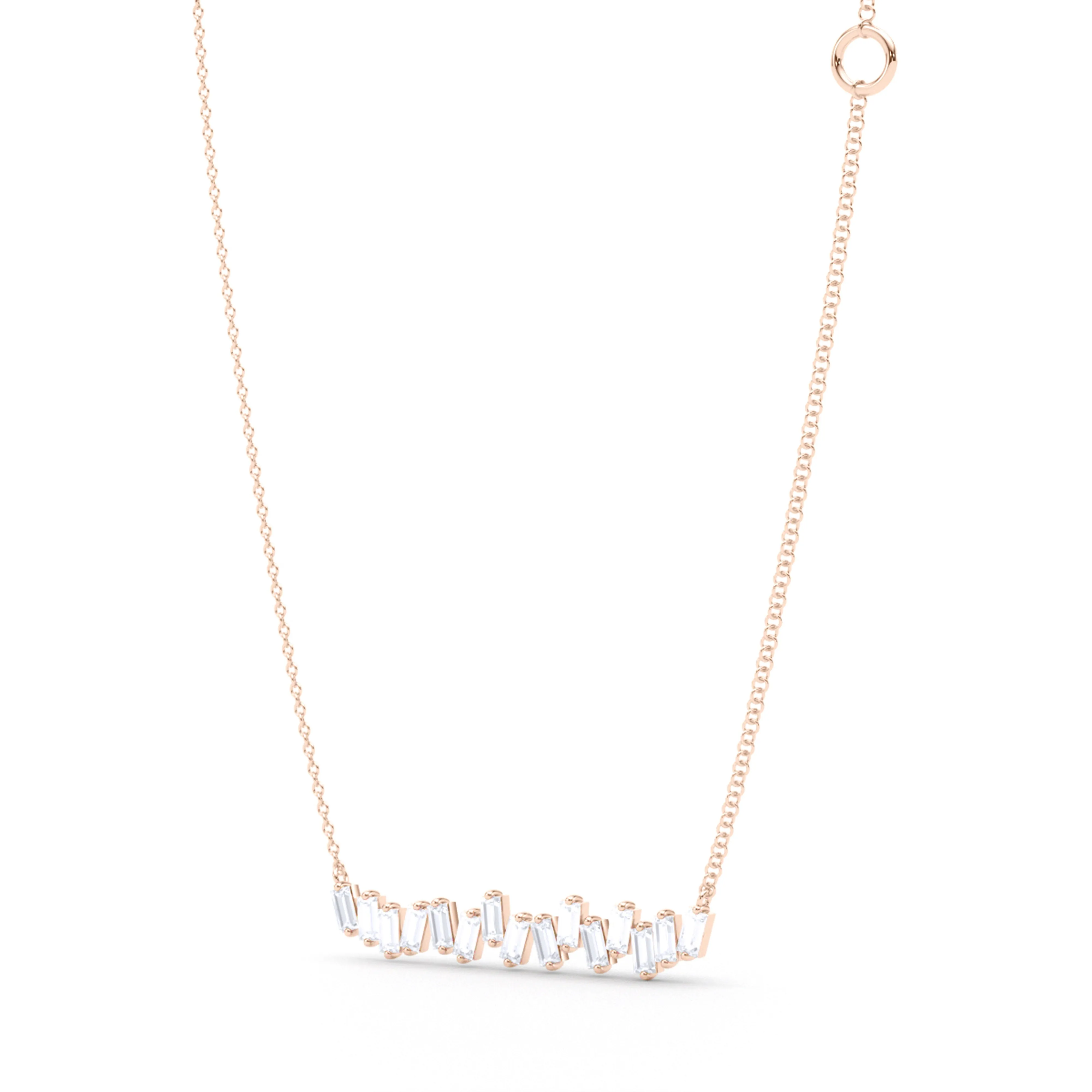 Baguette Diamond Pendant