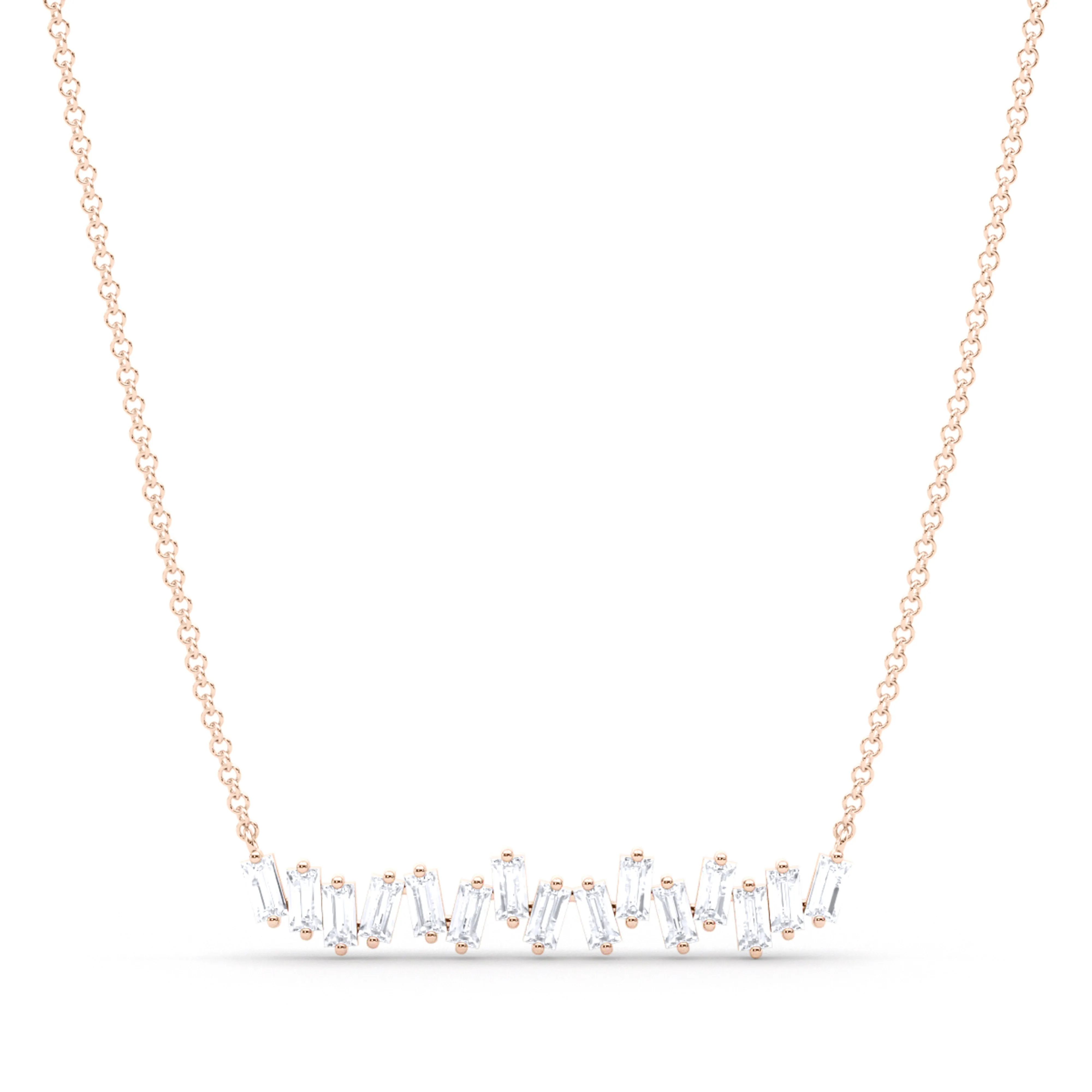 Baguette Diamond Pendant