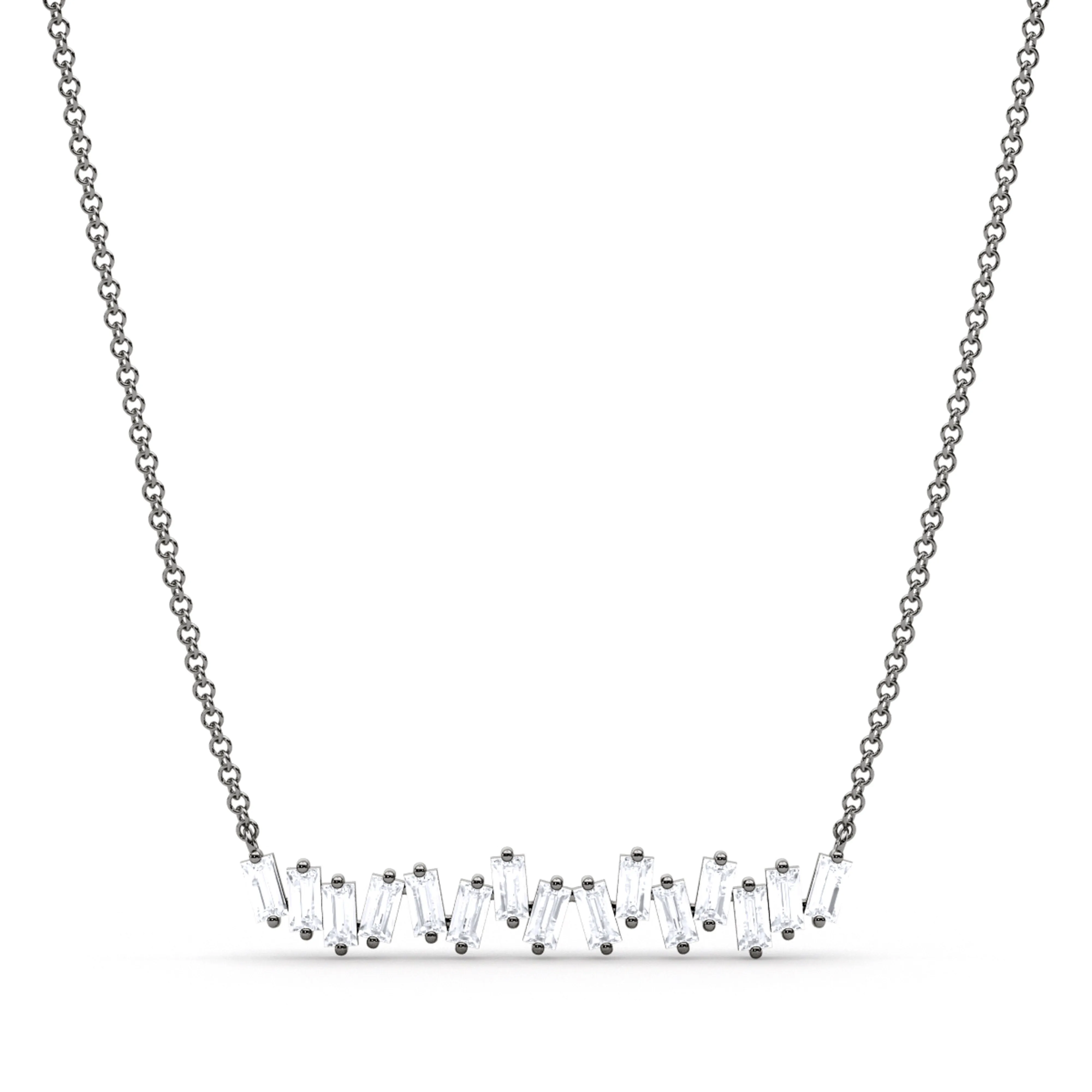 Baguette Diamond Pendant