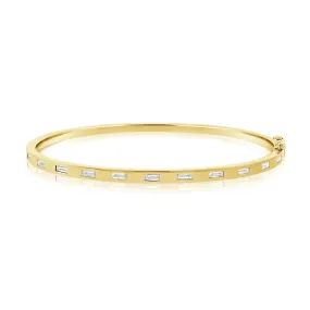 Baguettes Inlay Bangle