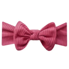 Berry Knit Headband Bow