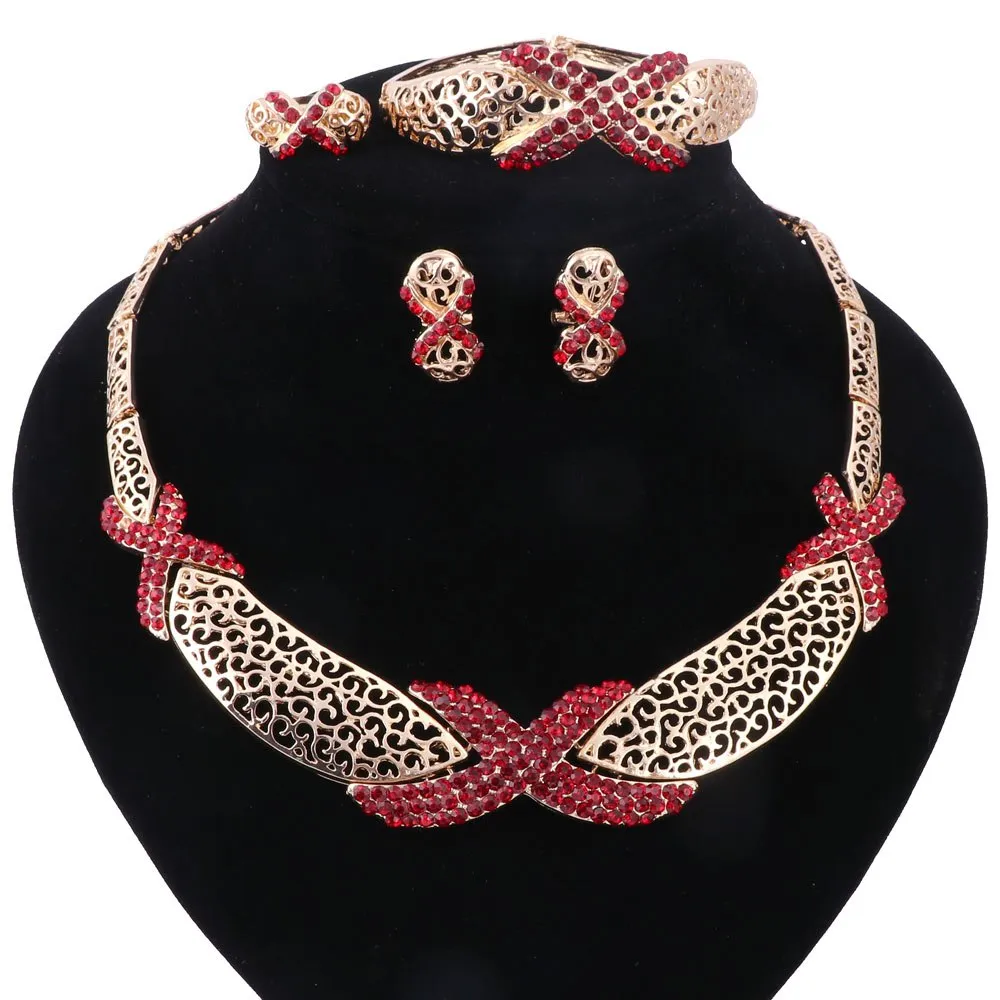 Big Wedding Jewelry Sets African Beads Jewelry set