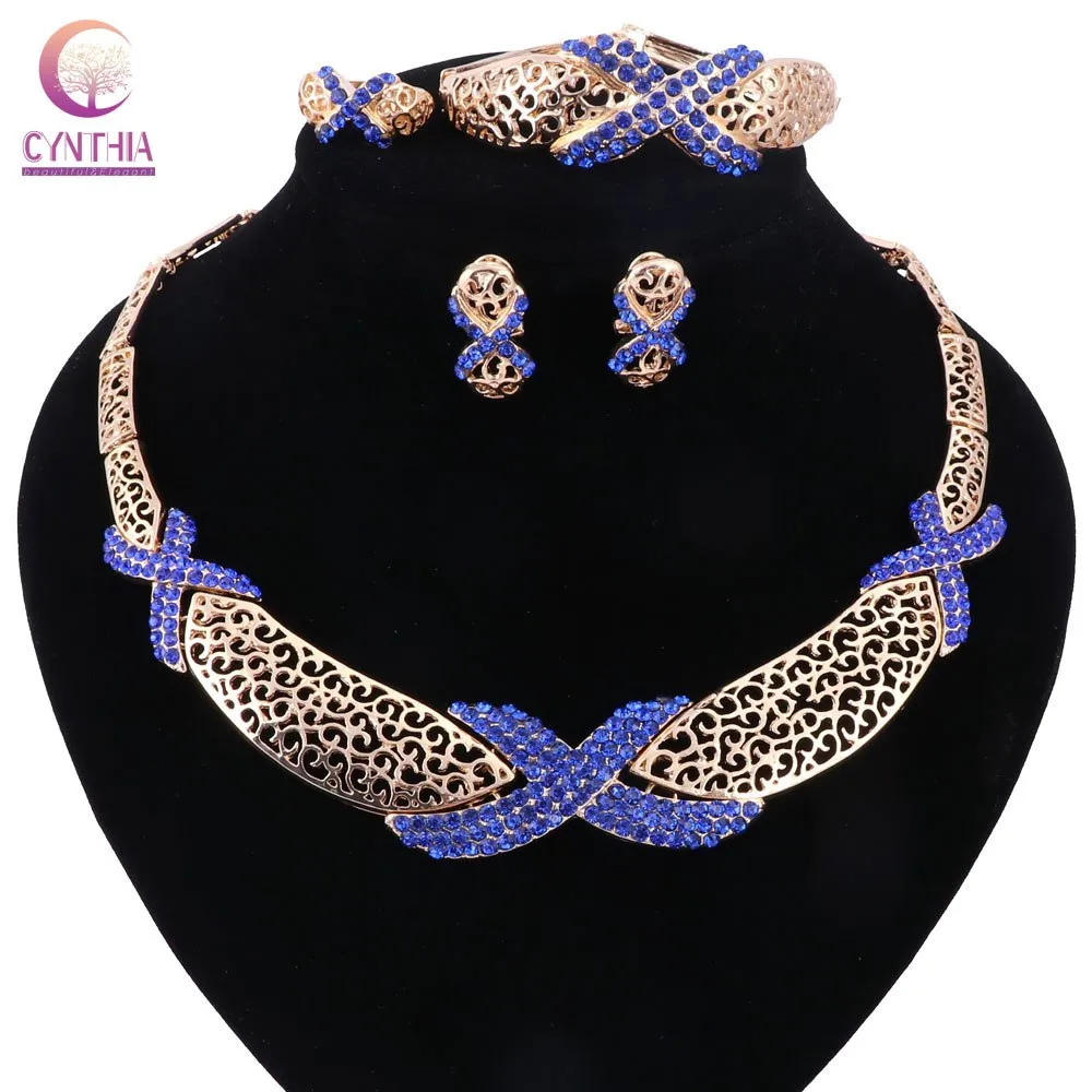 Big Wedding Jewelry Sets African Beads Jewelry set