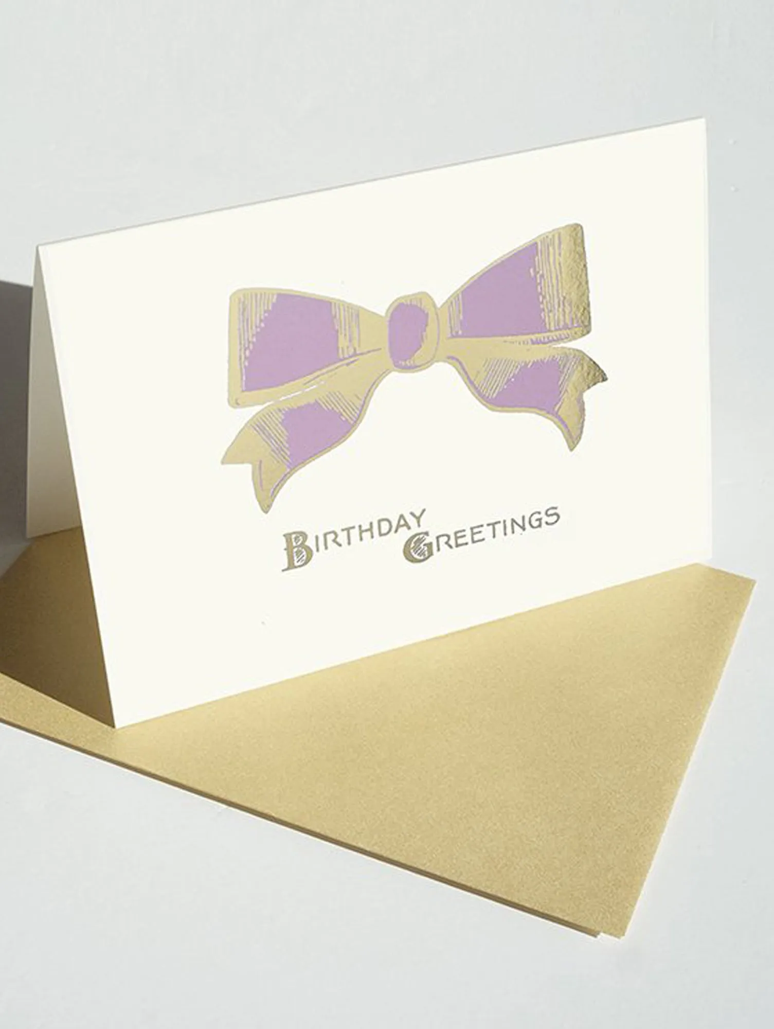 BIRTHDAY BOW GREETINGS CARD