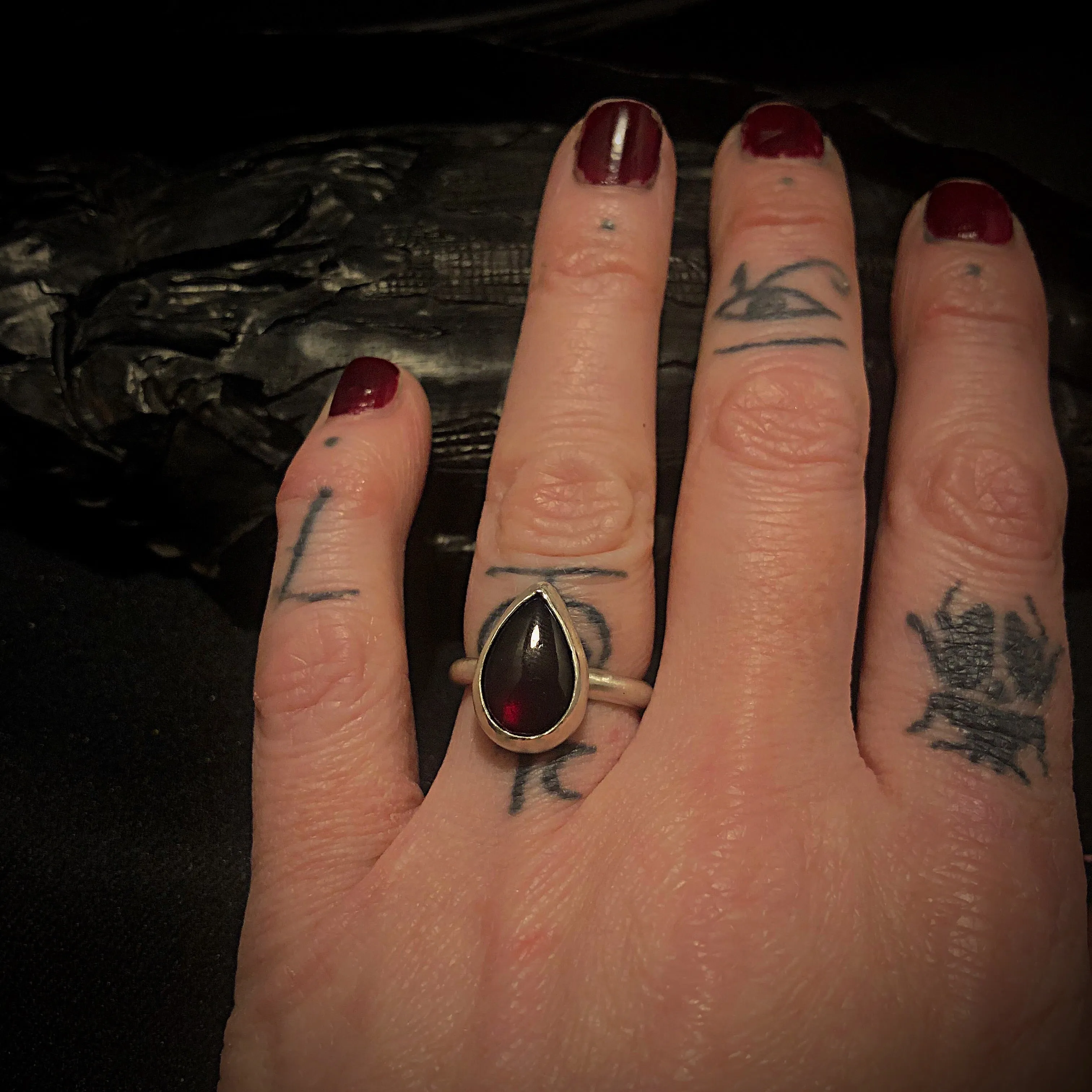 Blood Drop Ring