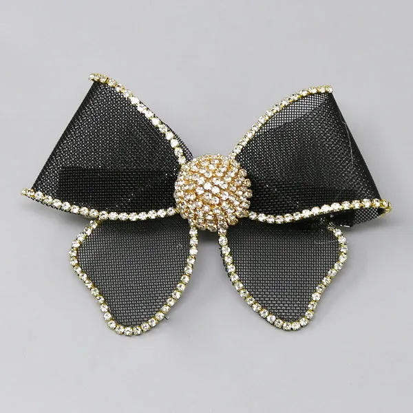 Bow Sheer Hair Barrette