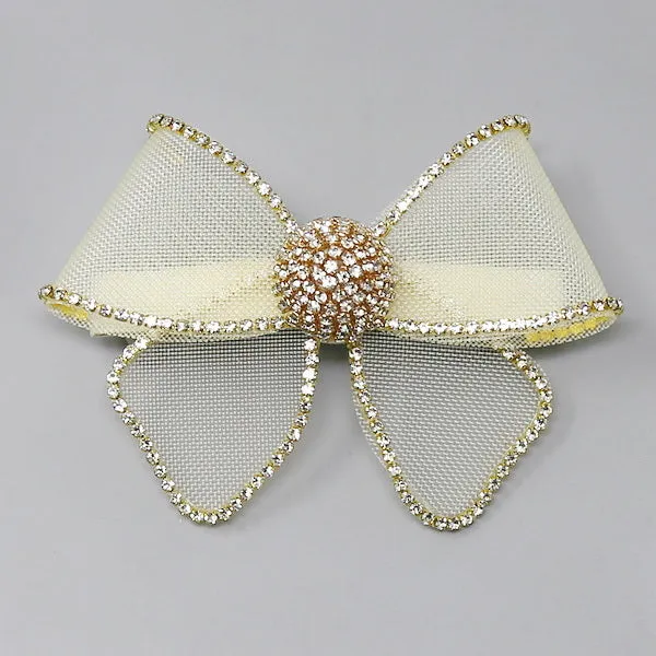 Bow Sheer Hair Barrette