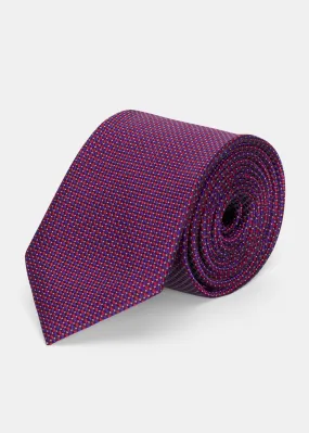 Burgundy Textured Tie