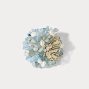 Butterfly Gem Brooch