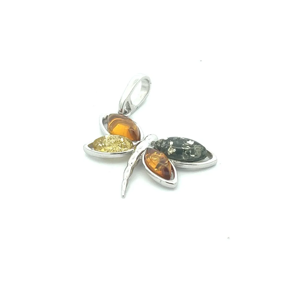 Butterly Amber Pendant