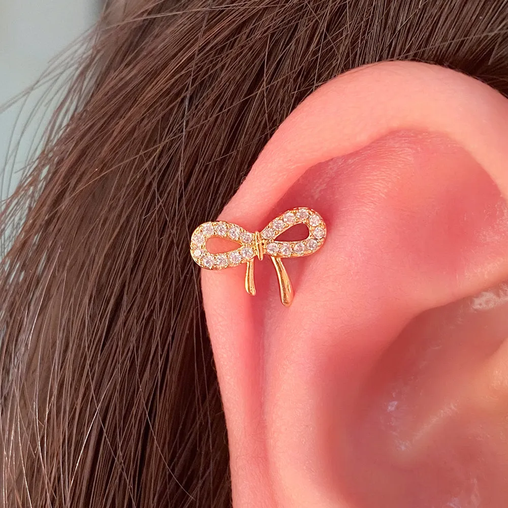 Charm Bow Stud