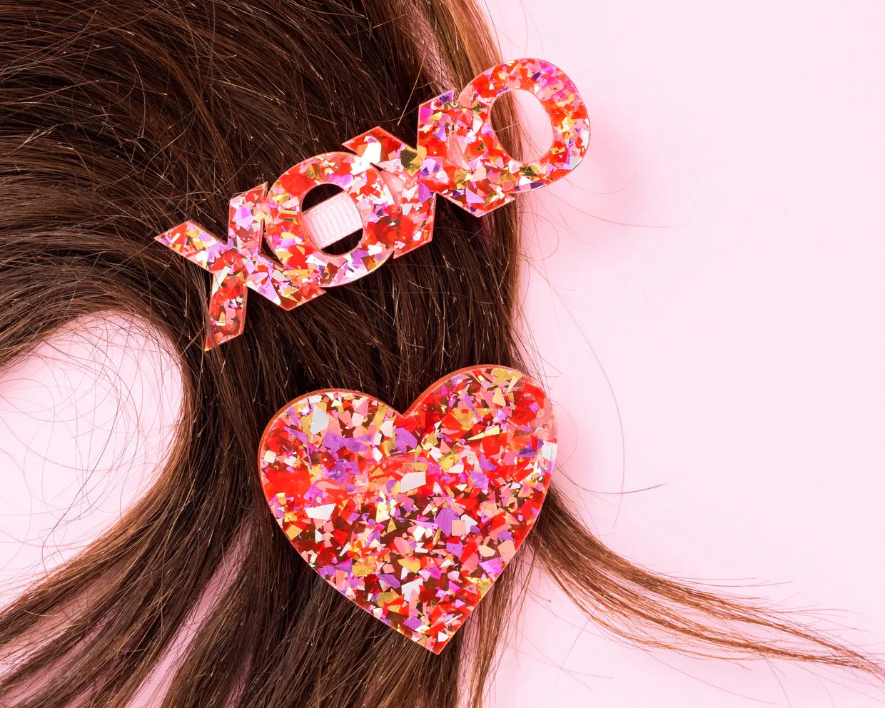 Confetti Hair Clips