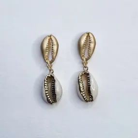 Cowrie Drop Earring