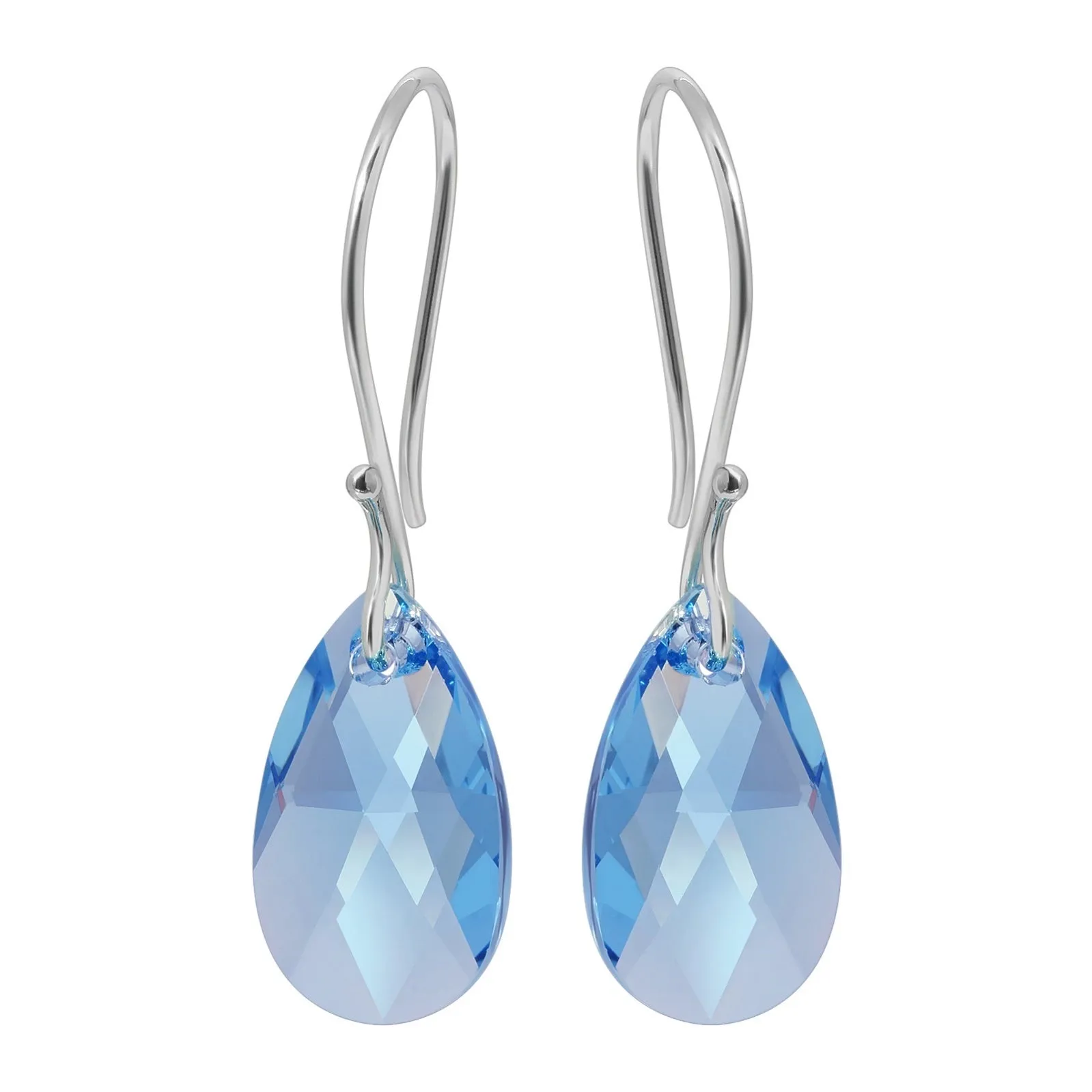 Crystal Briolette Drop Earrings