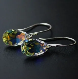 Crystal Briolette Drop Earrings