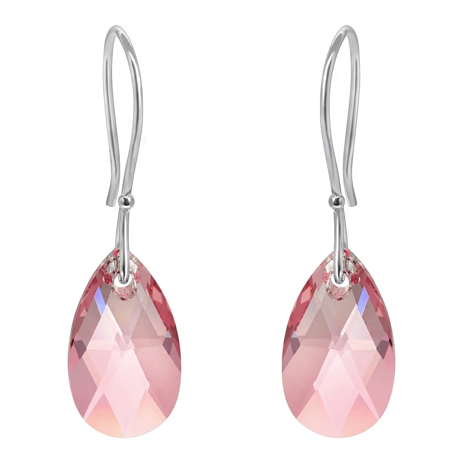 Crystal Briolette Drop Earrings