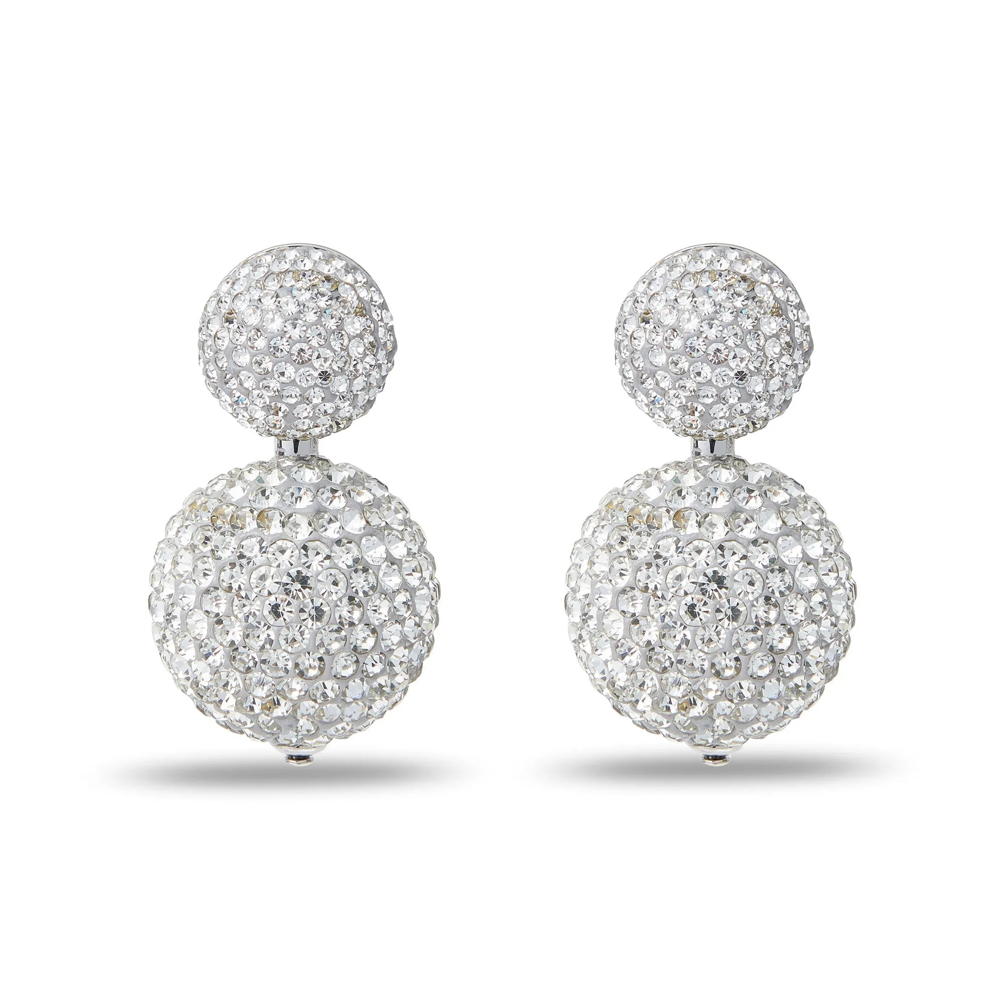 CRYSTAL PAVE DROP EARRINGS