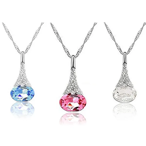 Crystal Water Drop Pendant