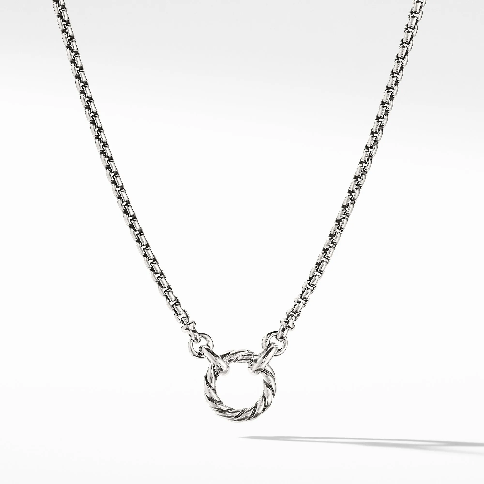 David Yurman Amulet Vehicle Box Chain Necklace