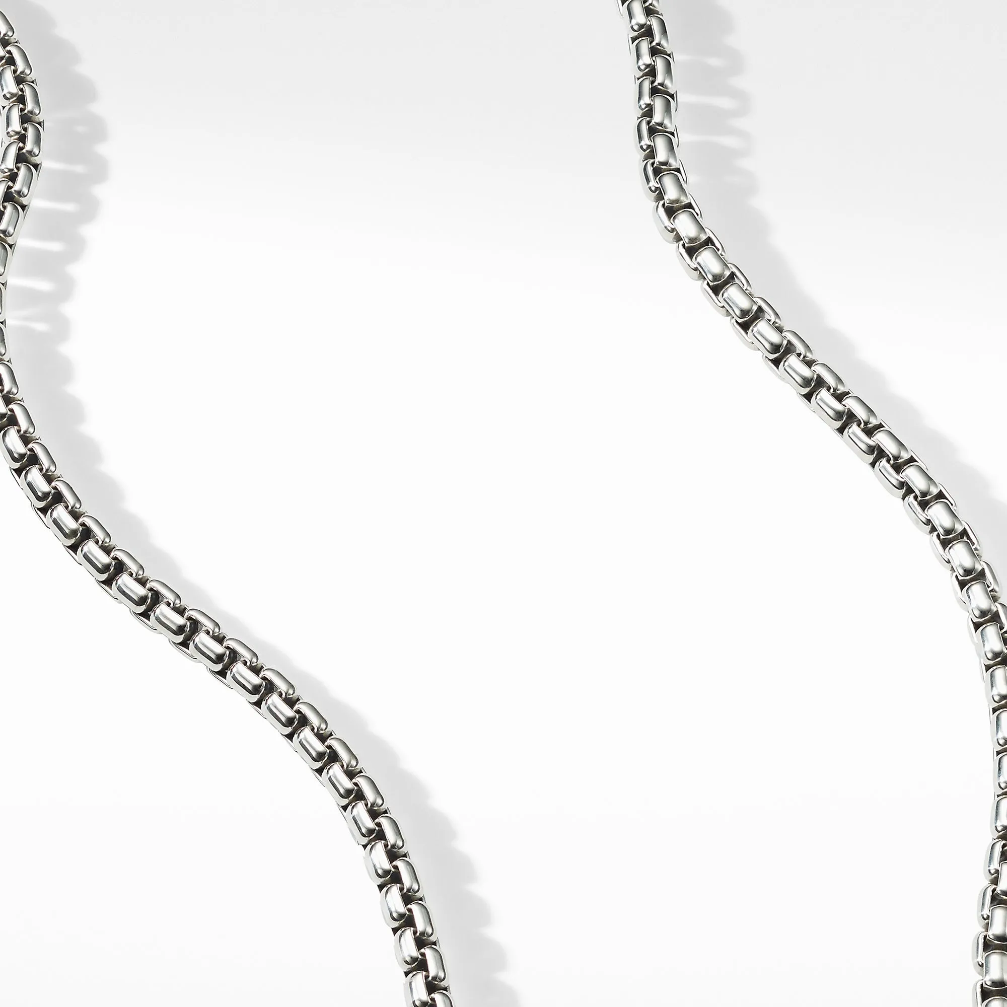 David Yurman Box Chain Necklace with Gold 3.6MM