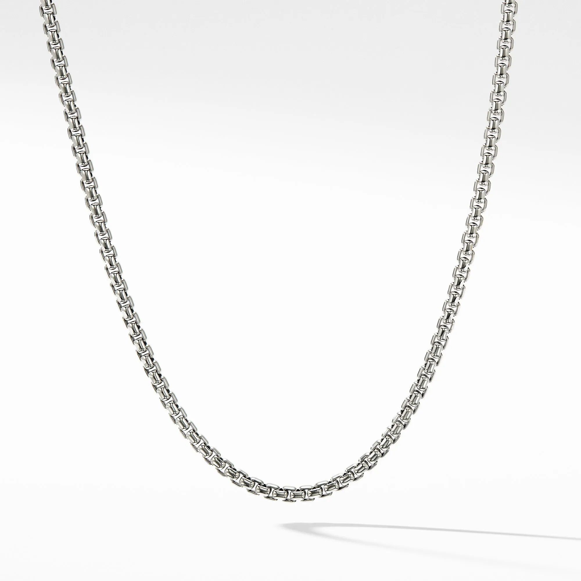 David Yurman Box Chain Necklace with Gold 3.6MM