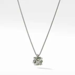 David Yurman Cable Wrap Necklace with Prasiolite and Diamonds