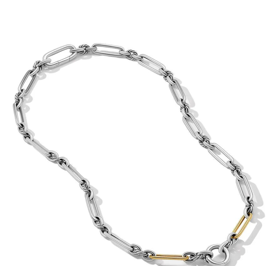 David Yurman Lexington Chain with 18K Yellow Gold