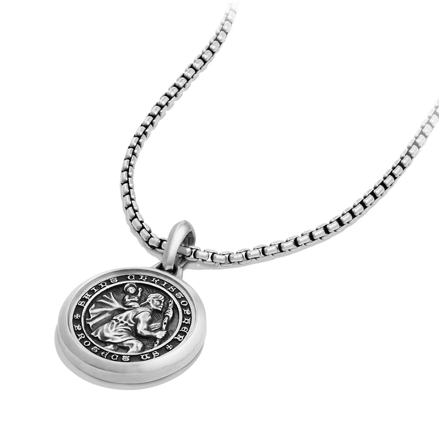 David Yurman Men's Petrvs St. Christopher Amulet