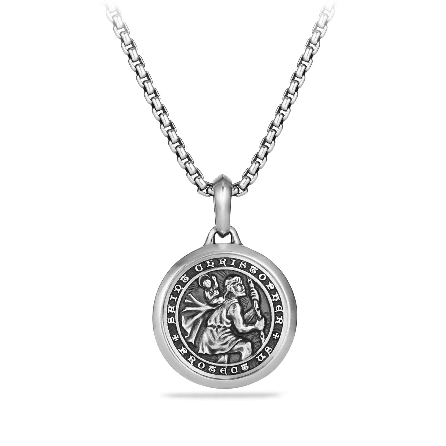 David Yurman Men's Petrvs St. Christopher Amulet