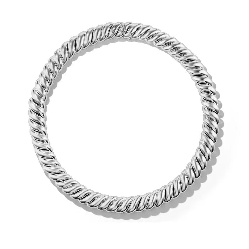 David Yurman Sculpted Cable Necklace in Sterling Silver