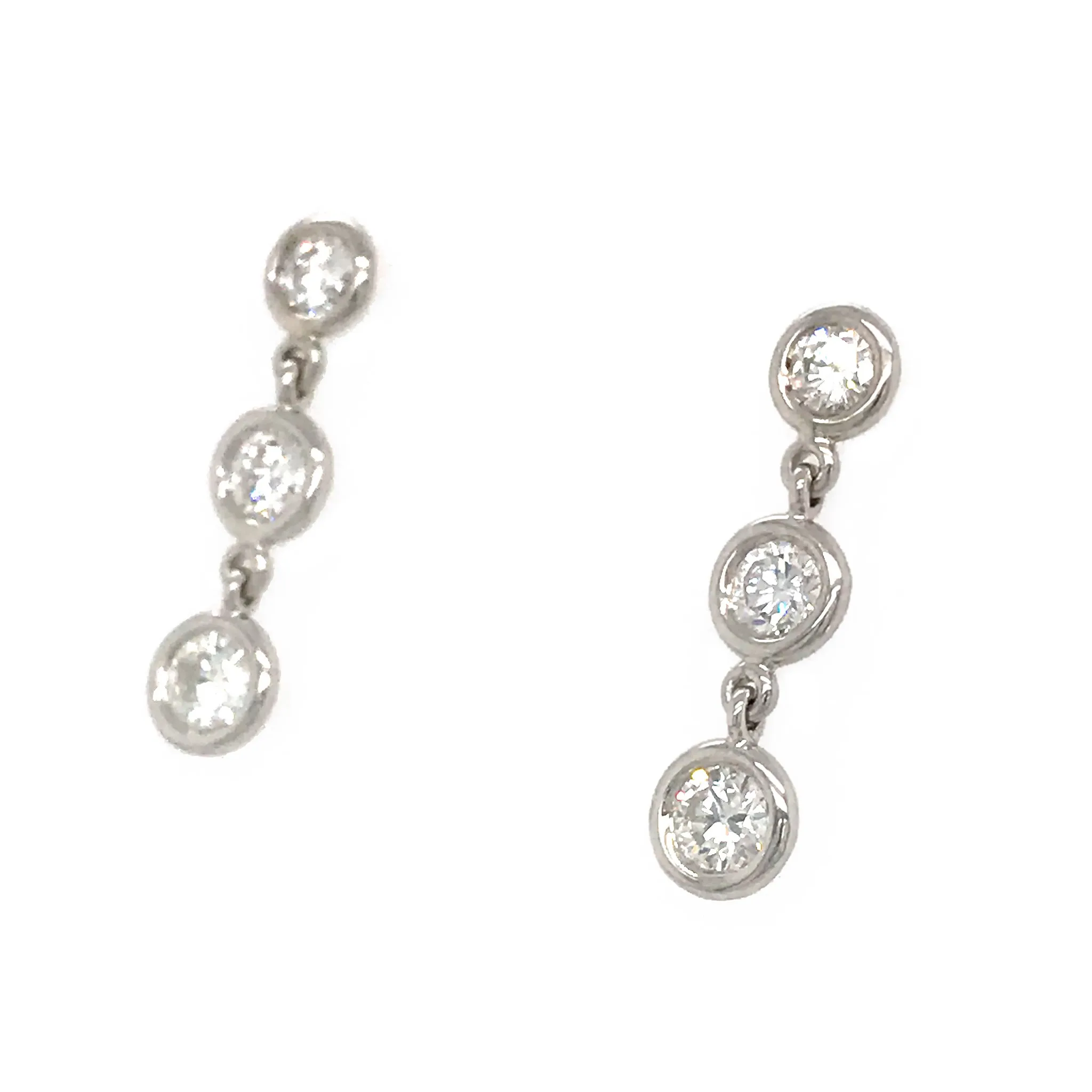 Diamond Drop Earrings