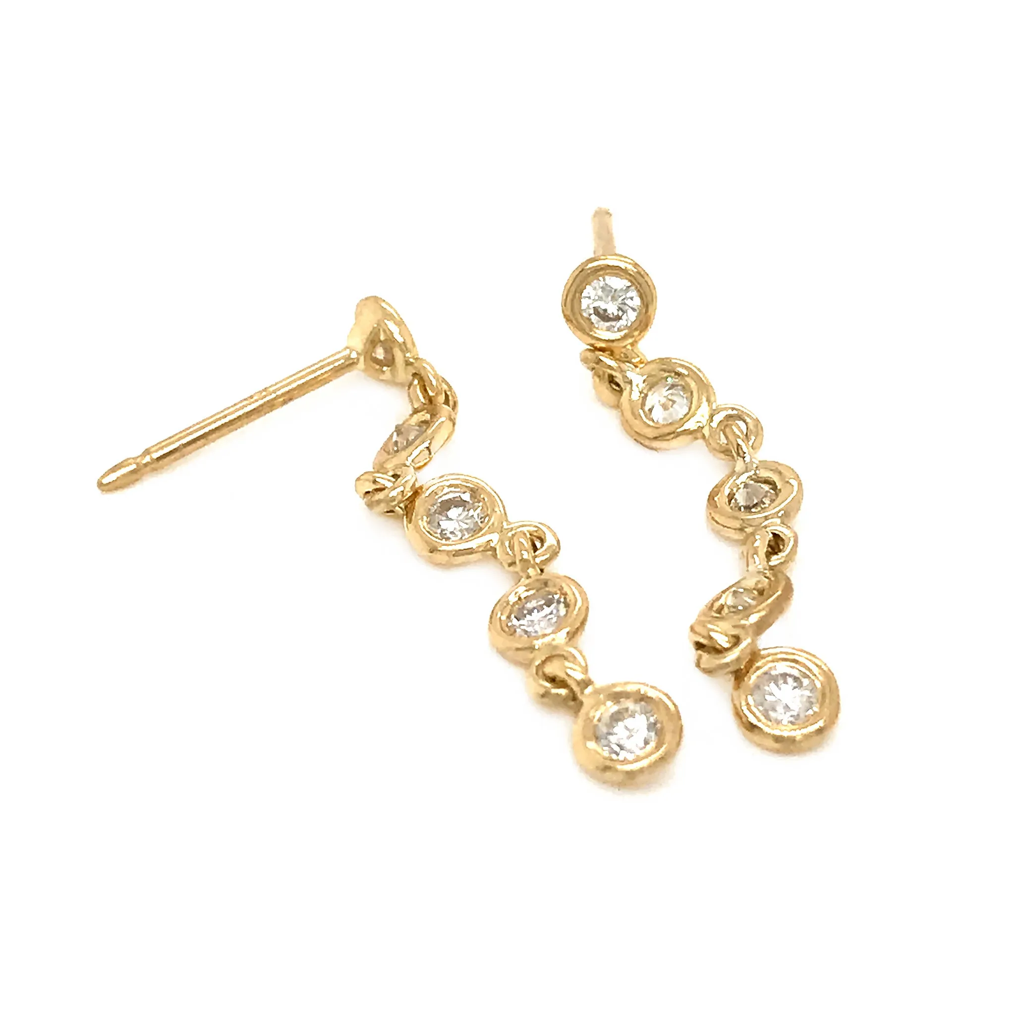 Diamond Drop Earrings