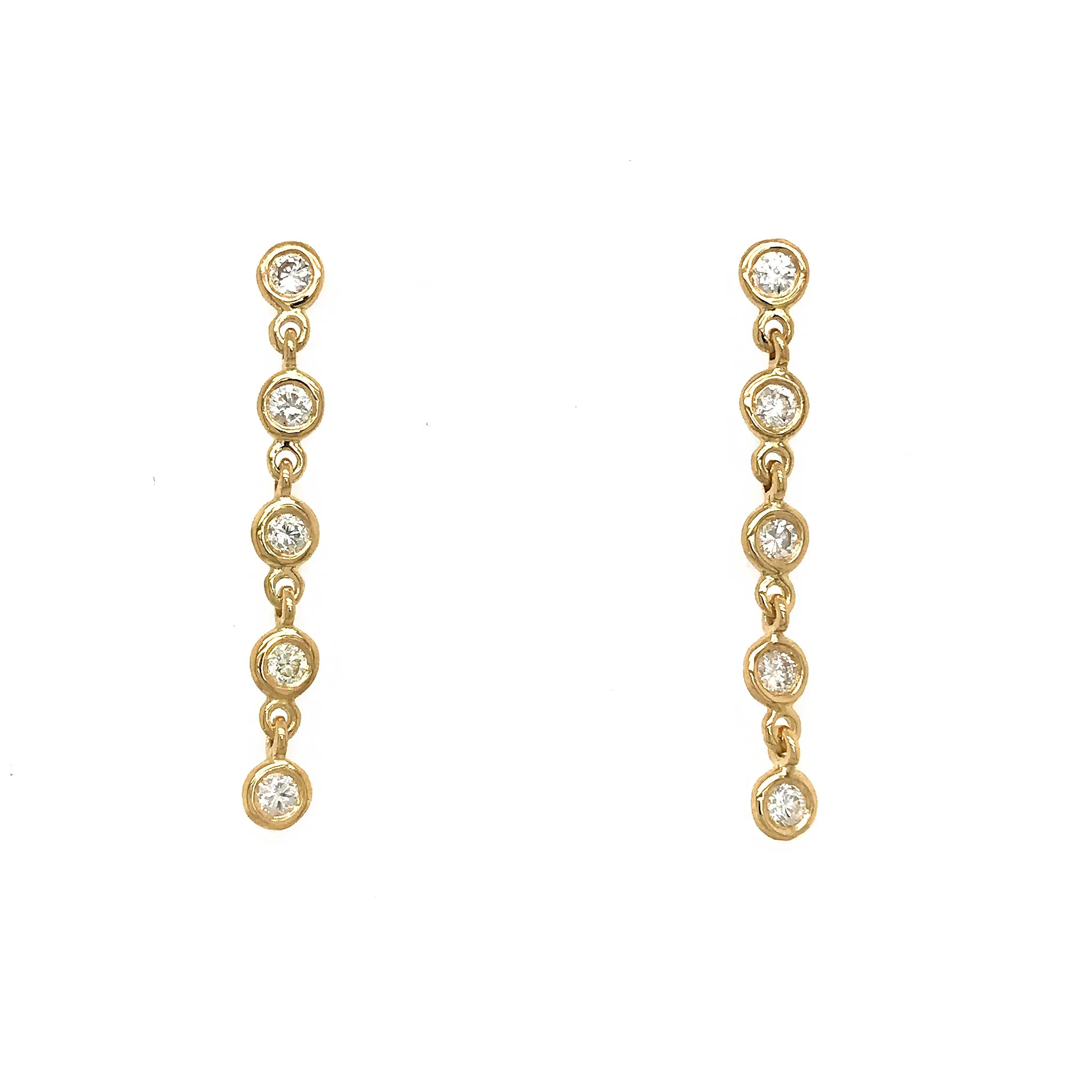 Diamond Drop Earrings