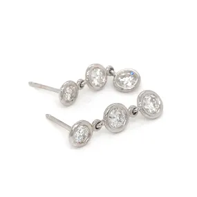 Diamond Drop Earrings