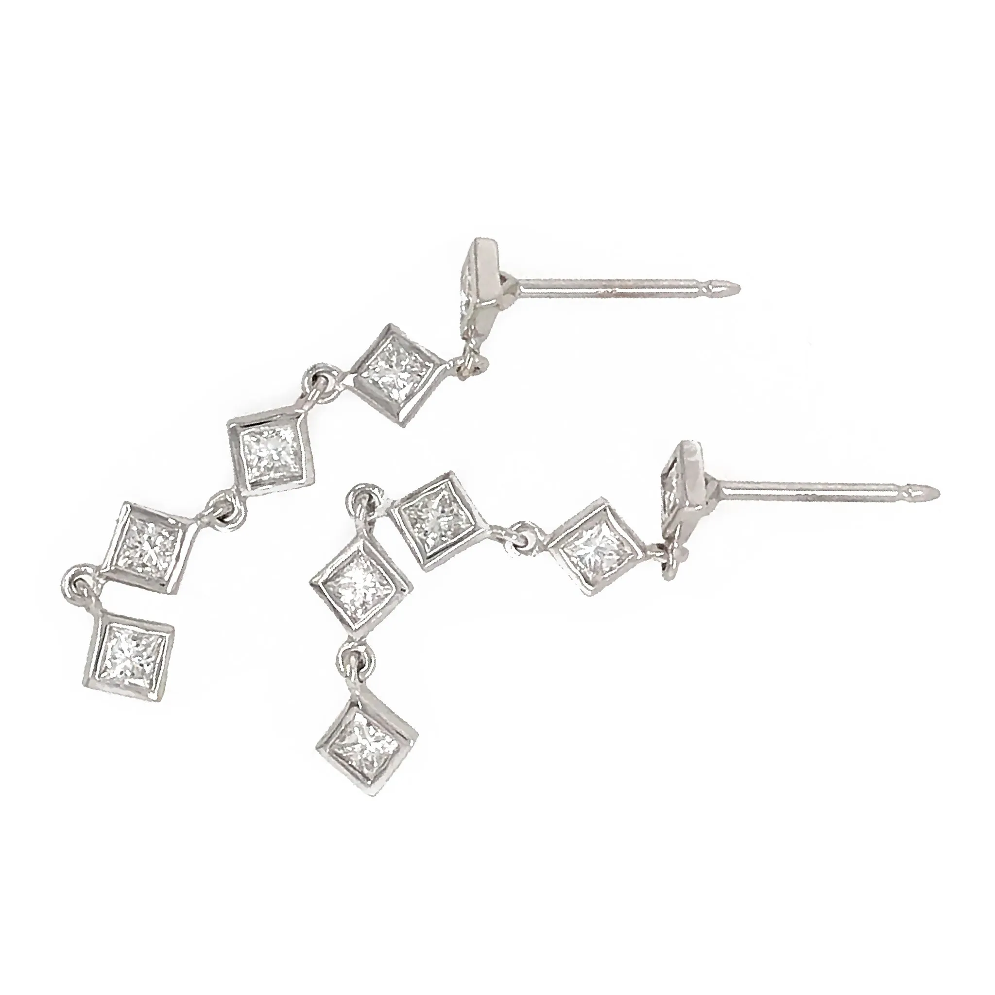 Diamond Drop Earrings