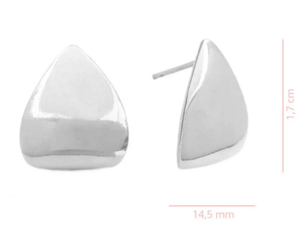 EARRING FLAT TEAR DROP